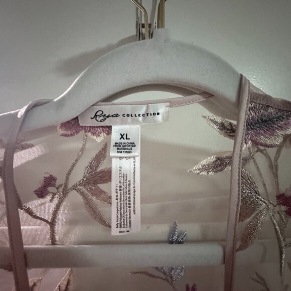 Rya Collection Juliette 3/4 Sleeve Embroidered Robe - Picture 5 of 6